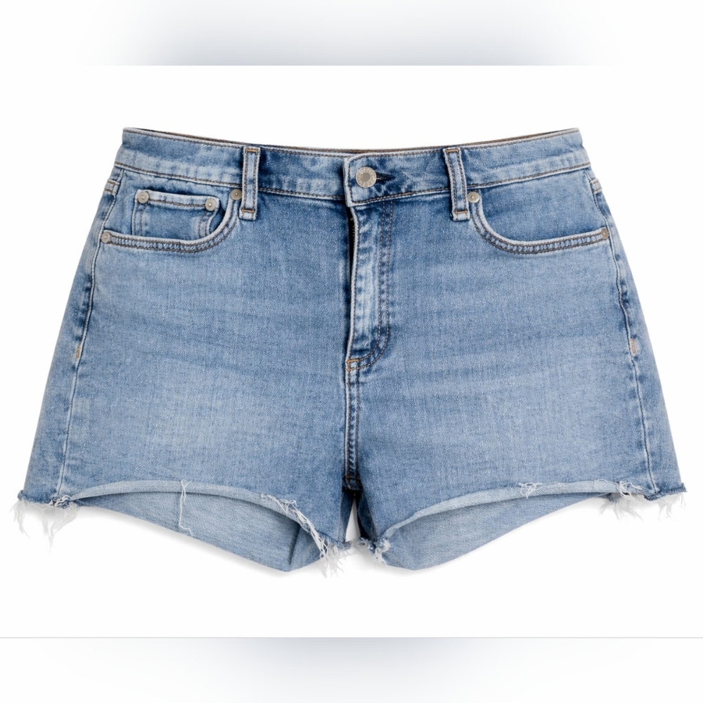 Rag & Bone LOW Rise Denim Wemen's Shorts Light Wash Frayed HemY2K Designer 29.